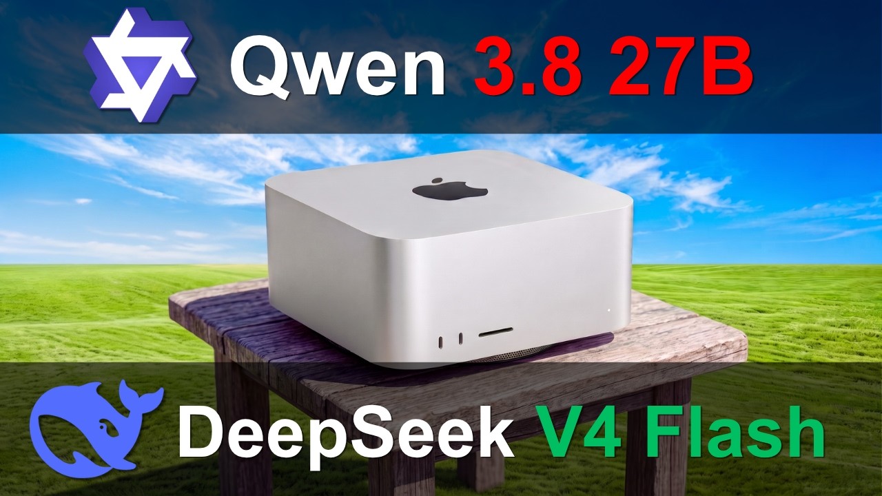 Qwen 3.8 27B против DeepSeek V4 Flash &mdash; я создал одни и те же приложения на обоих локально