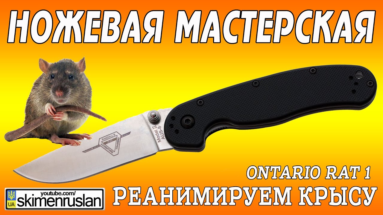 НОЖЕВАЯ МАСТЕРСКАЯ Реанимируем крысу Ontario Rat 1