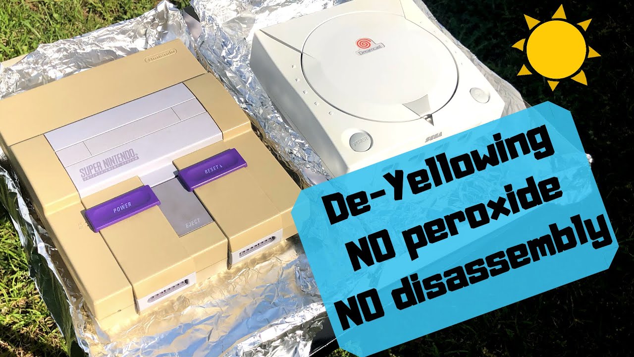 Тестирую НОВОЕ открытие Retrobright! Очищает пластик от желтизны без перекиси и без разборки! Све...