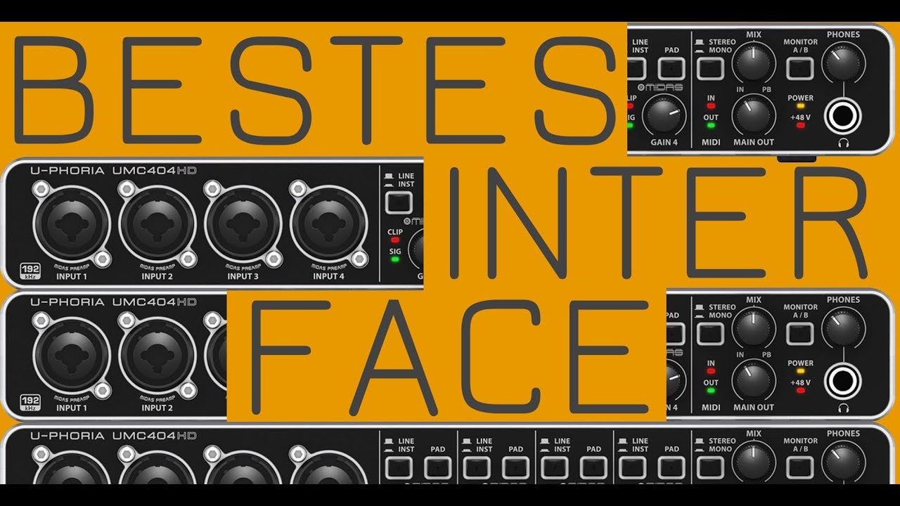 Обзор USB-аудиоинтерфейса Behringer UMC404HD | DEUTSCH | TechBoss | 2018