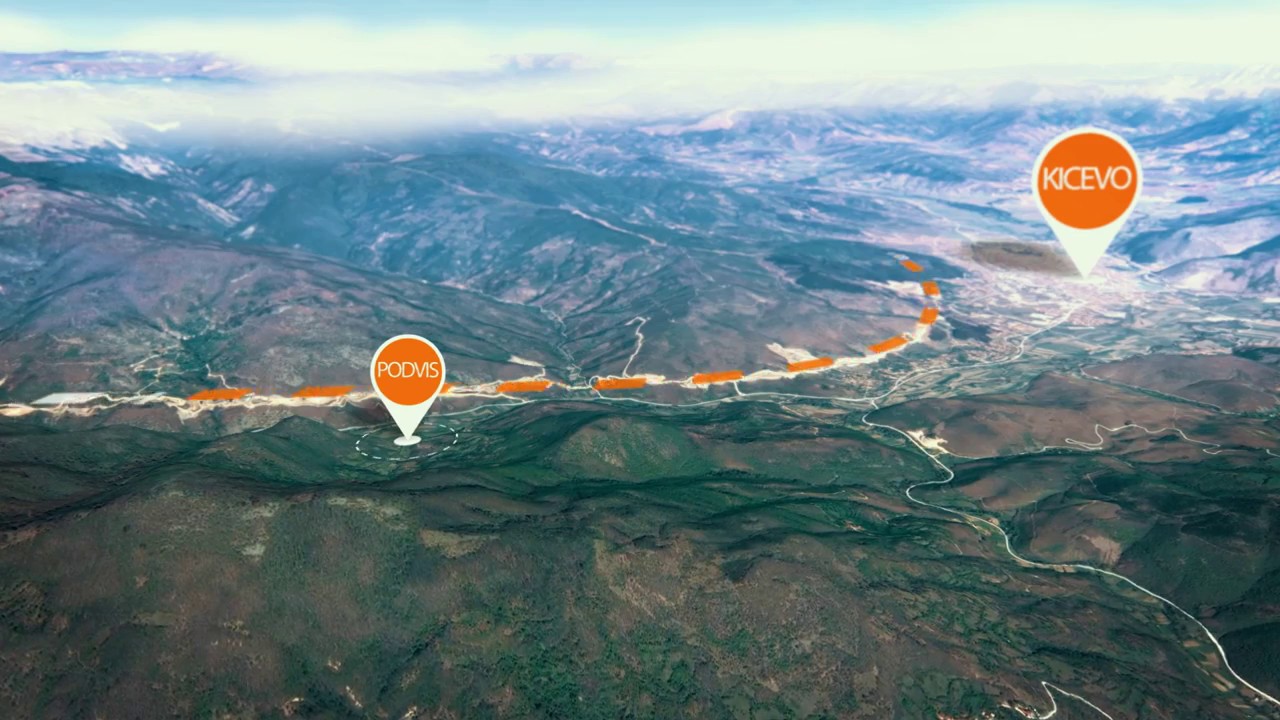 Construction of highway Kicevo – Ohrid, section Kicevo - Podvis