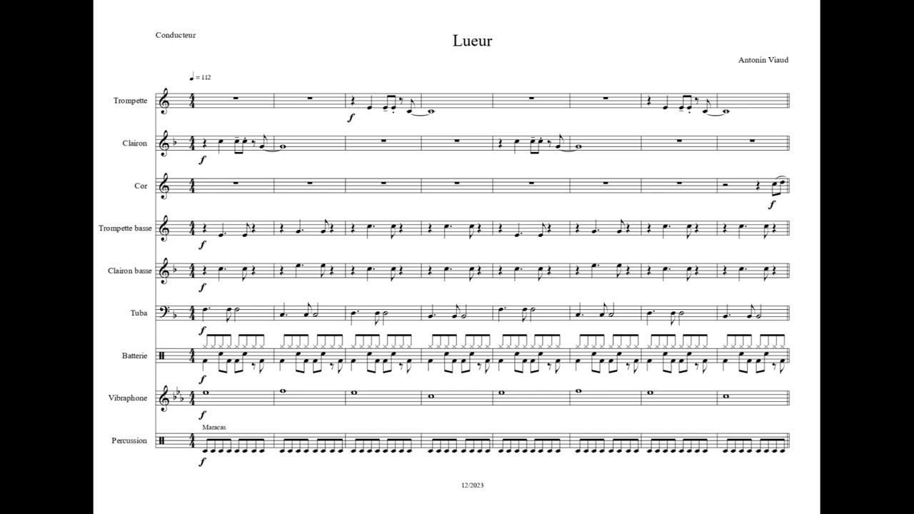 Jeux de lumière (Batterie fanfare)