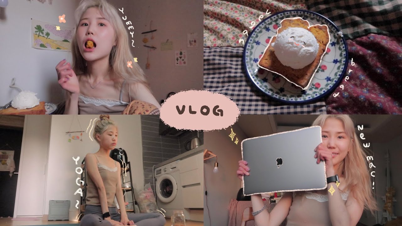 내최애 비건빵집 모음집 🍩 맥북프로16인치 언박싱 ✨ 에이밍마켓 • 빵어니스타 • 찌니빵공장 • 망넛이네 먹방 브이로그