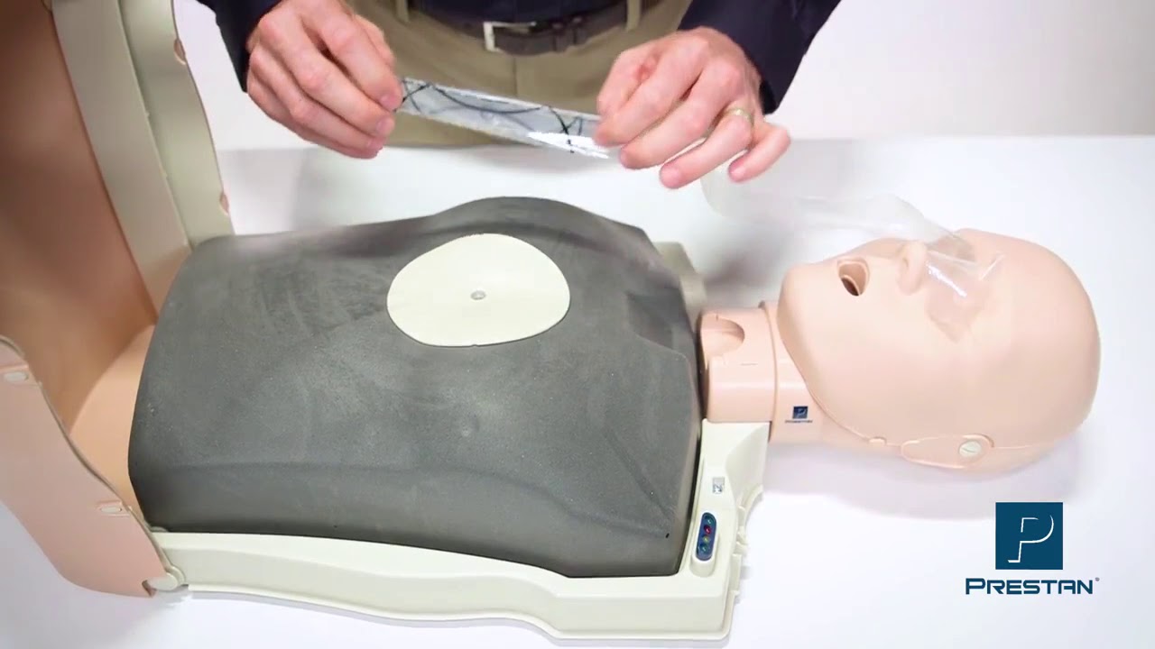 Prestan Face Shield Lung Bag Installation
