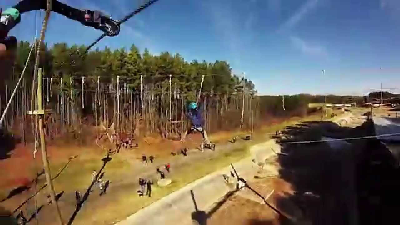 Ropes course at U.S. Nat. Whitewater Center N.C.