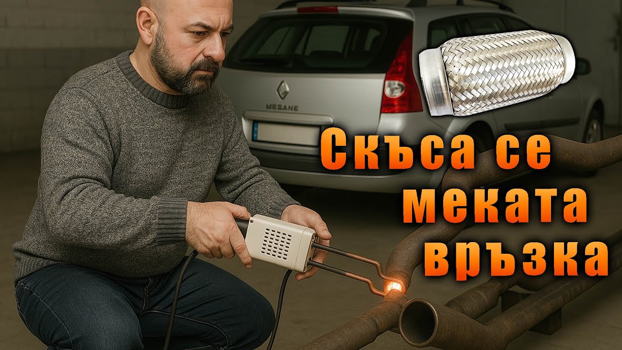 Пак оправяме Реното, опитахме се да подменим меката връзка.