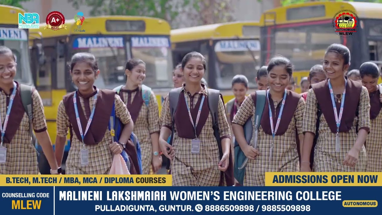 Malineni Lakshmai Women's Engineering College, Pulladigunta, guntur. Admissions open now