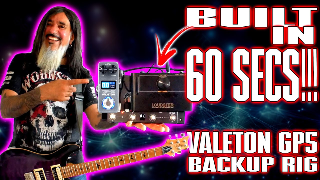 Valeton GP5... I Built A TINY Live Backup Rig... in 60 SECONDS!!!!