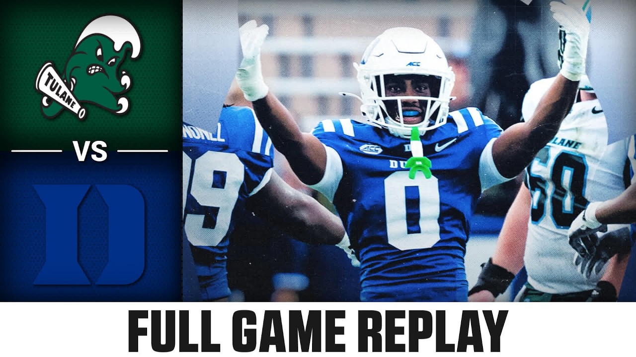 Tulane vs. Duke Full Game Replay | 2026 ACC Football