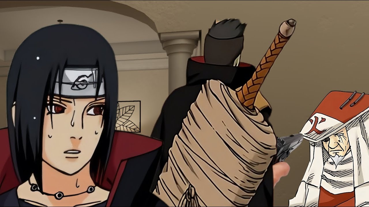 Itachi n Kisame VS Sarutobi l