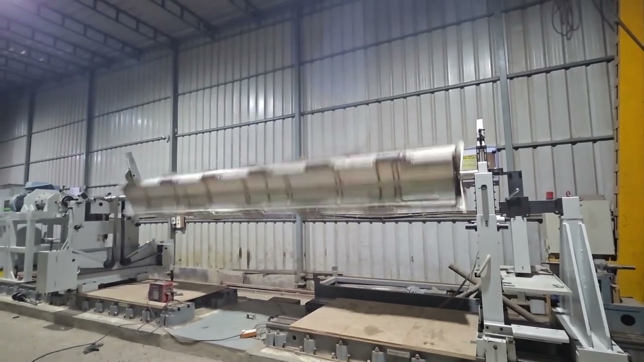 7 Meter Drayer Rotor Balancing Process @ Prakash Balancing Technologies with Schenck M/C