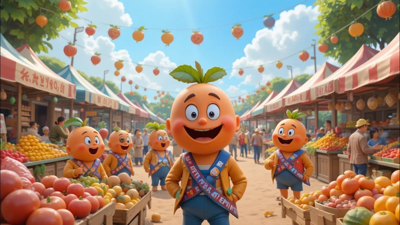 Fruits Song for Kids | Pineapple Crowns | Happy Tunes @kiddotube55 Nursery Rhymes & Kids Songs 