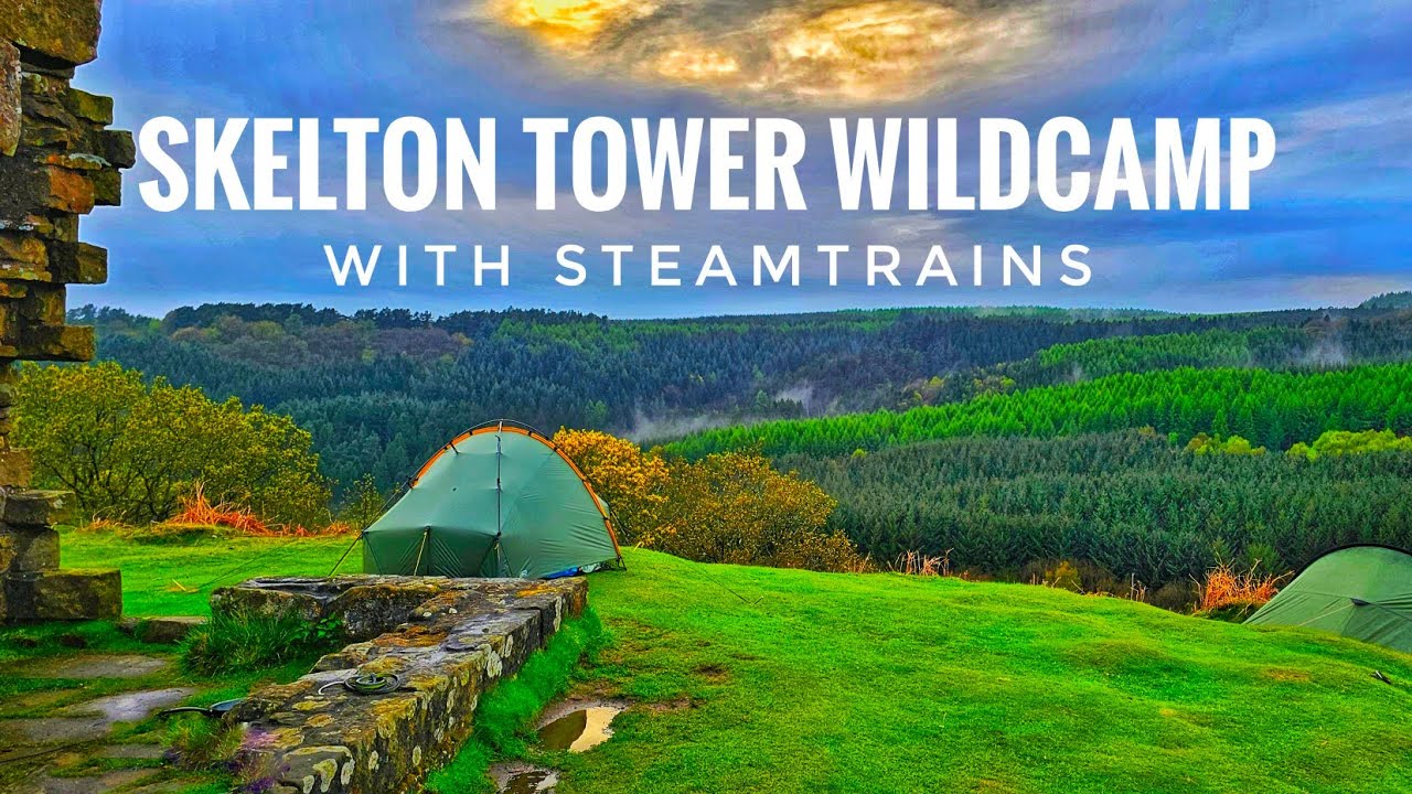 Wildcamping at Skelton Tower. With steamtrains. In the Tarptent Scarp 1.