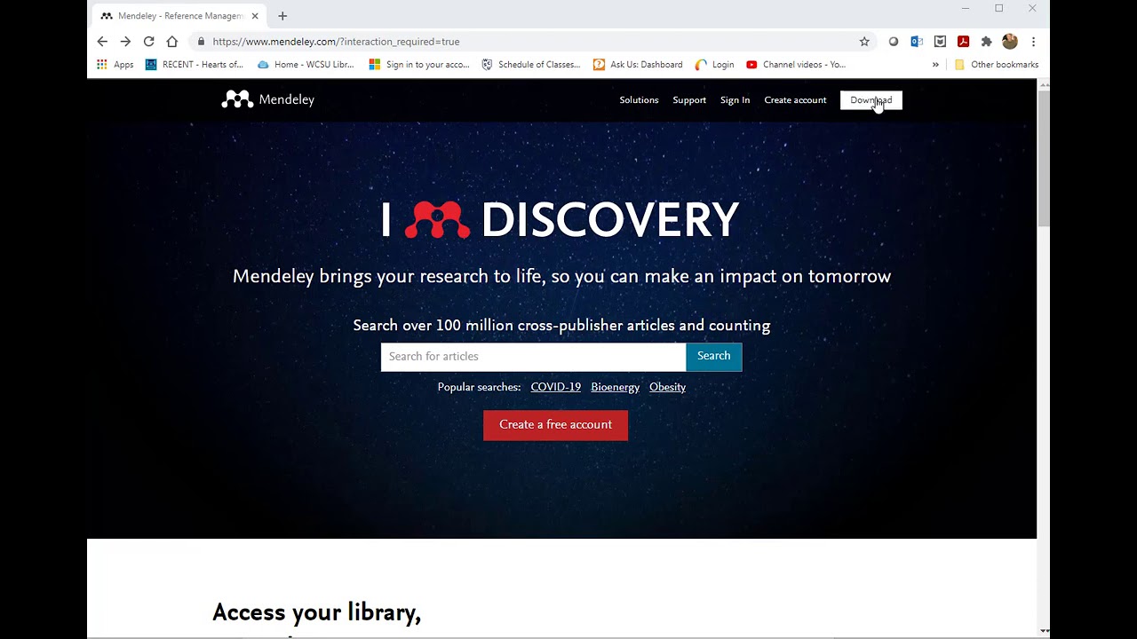 Introduction to Mendeley