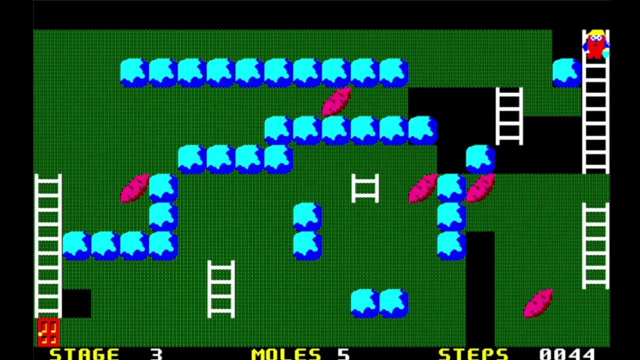 Mole Mole/モールモール (Nec Pc-9801, 1985, Cross Media-Soft/Success/Victor)