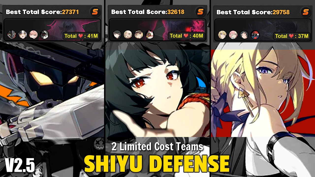 Billy & Krampus Duo, Miyabi & Piper, Evelyn on Wheelchair - Shiyu Defense (Zenless Zone Zero 2.5)