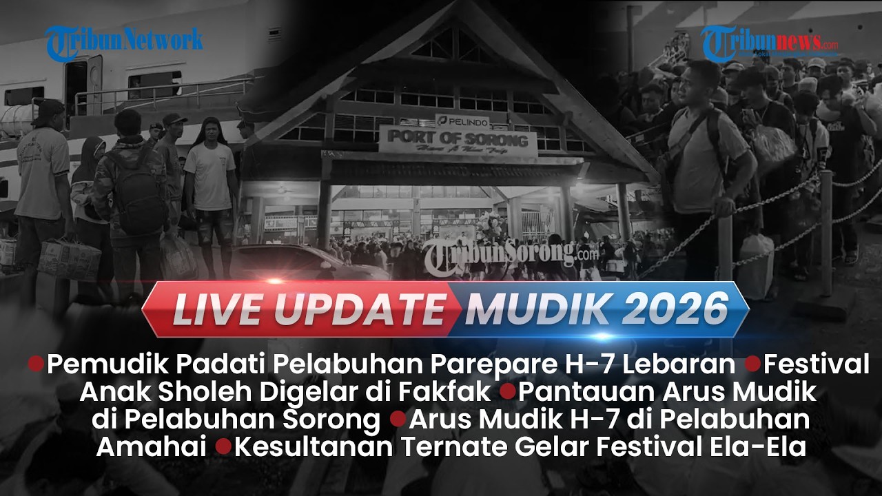 🔴LIVE UPDATE SPESIAL MUDIK: Harga Tiket Bus & Pesawat Melonjak, Tol Japek Mulai Dipadati Pemudik
