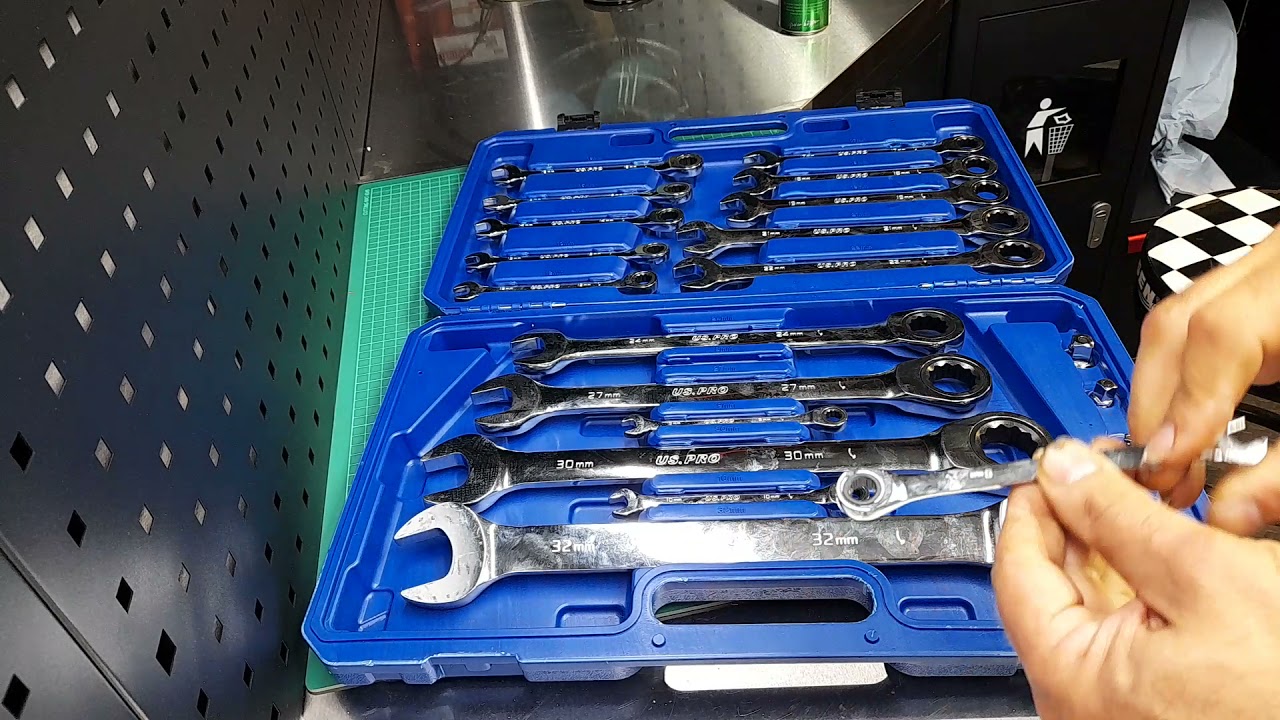 USpro 3236 Ratchet Spanner Set