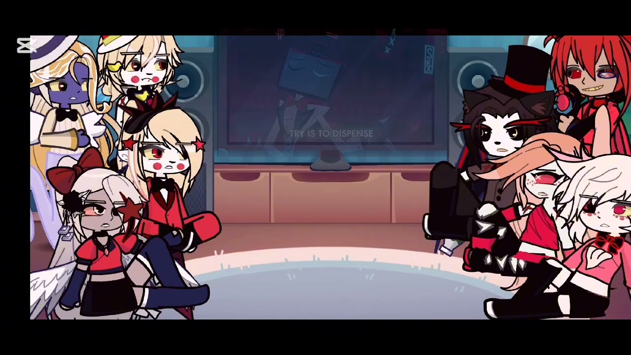 0.6 speed Hazbinhotel react to their future songs p6 (vox deli,vox puply, once we get up there)