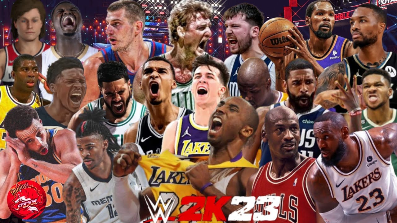 WWE 2k23 NBA Royal Rumble! LeBron James, Michael Jordan and Kobe Bean Bryant! (S2 E3)
