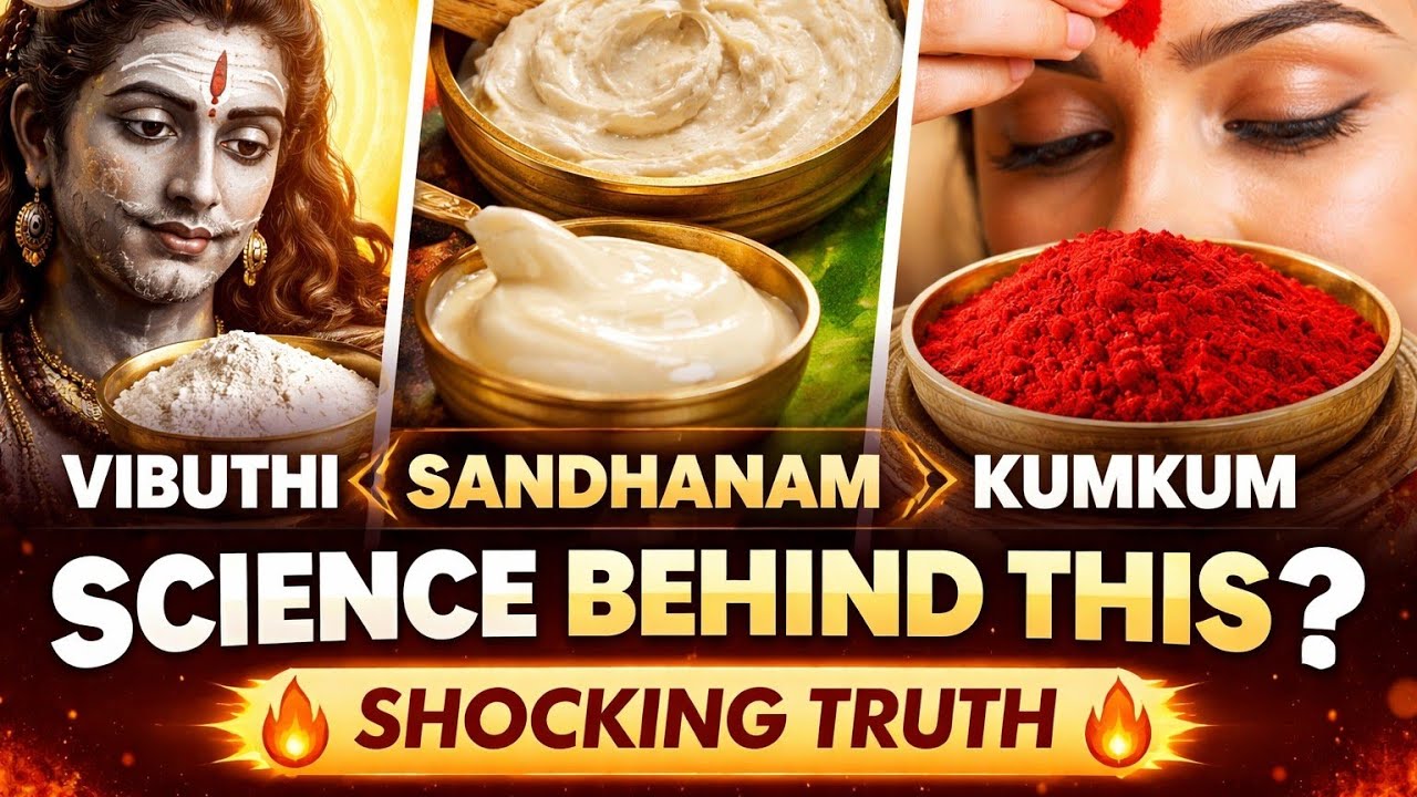 Science Behind Vibuthi, Sandhanam & Kumkum 🔥 Hidden  Secrets Revealed