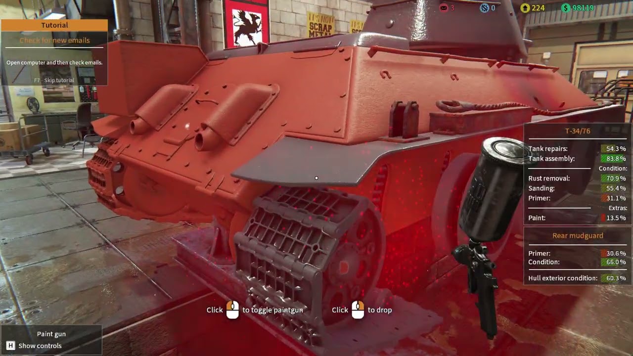 Tank Mechanic Simulator | Part 4 | GamePlay PC