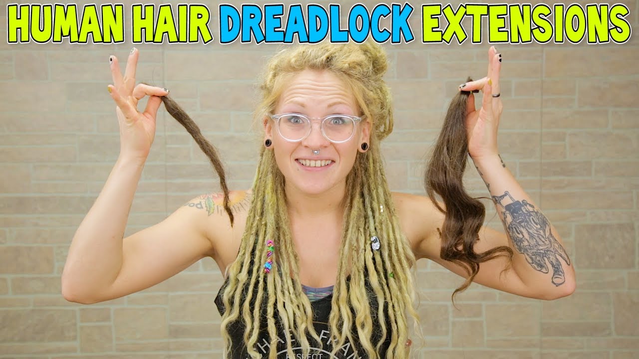 How to Make Dreadlock Extensions With Human Hair | What!? What!?