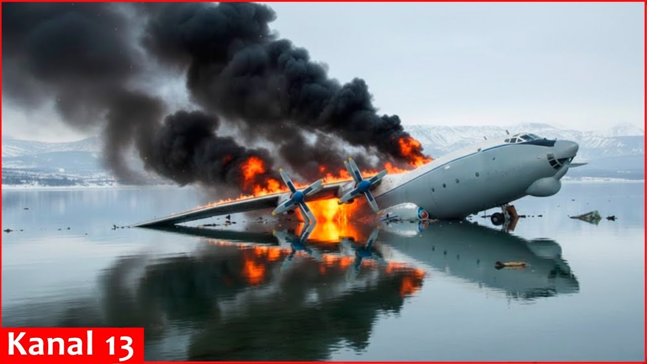 Последний оставшийся в России самолёт Ан-22 «Антей» упал в воду — все находившиеся на борту члены...