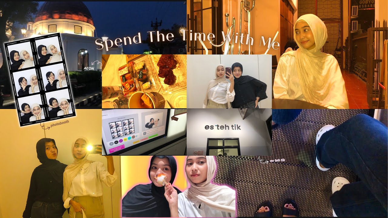 SPEND THE TIME WITH ME - dp mall, kotlam, hangout, photobooth! Andini Renita