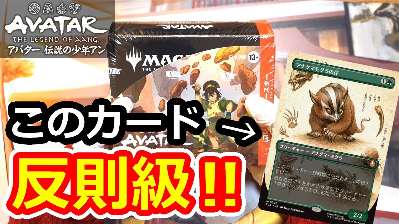 【MTG】アバター 伝説の少年アン　コレクター・ブースター1BOX開封！