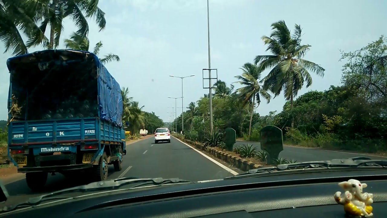 Goa India by road view