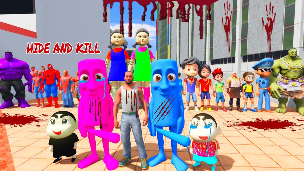 FRANKLIN PLAY HIDE AND KILL IN INDIAN BIKE DRIVING 3D