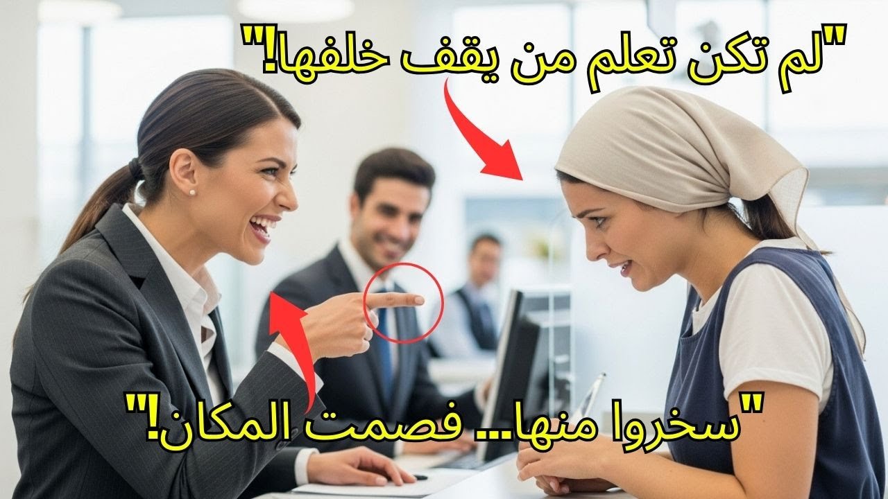 أُهِينَت امرأة فقيرة في طابور بنك… وما حدث بعد دخول الملياردير العربي صدم الجميع