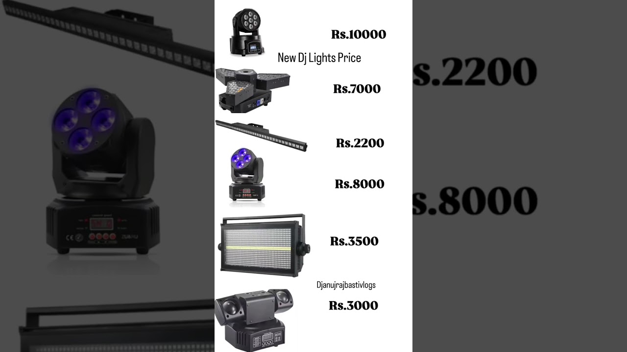 New Dj Lights Price 2025 