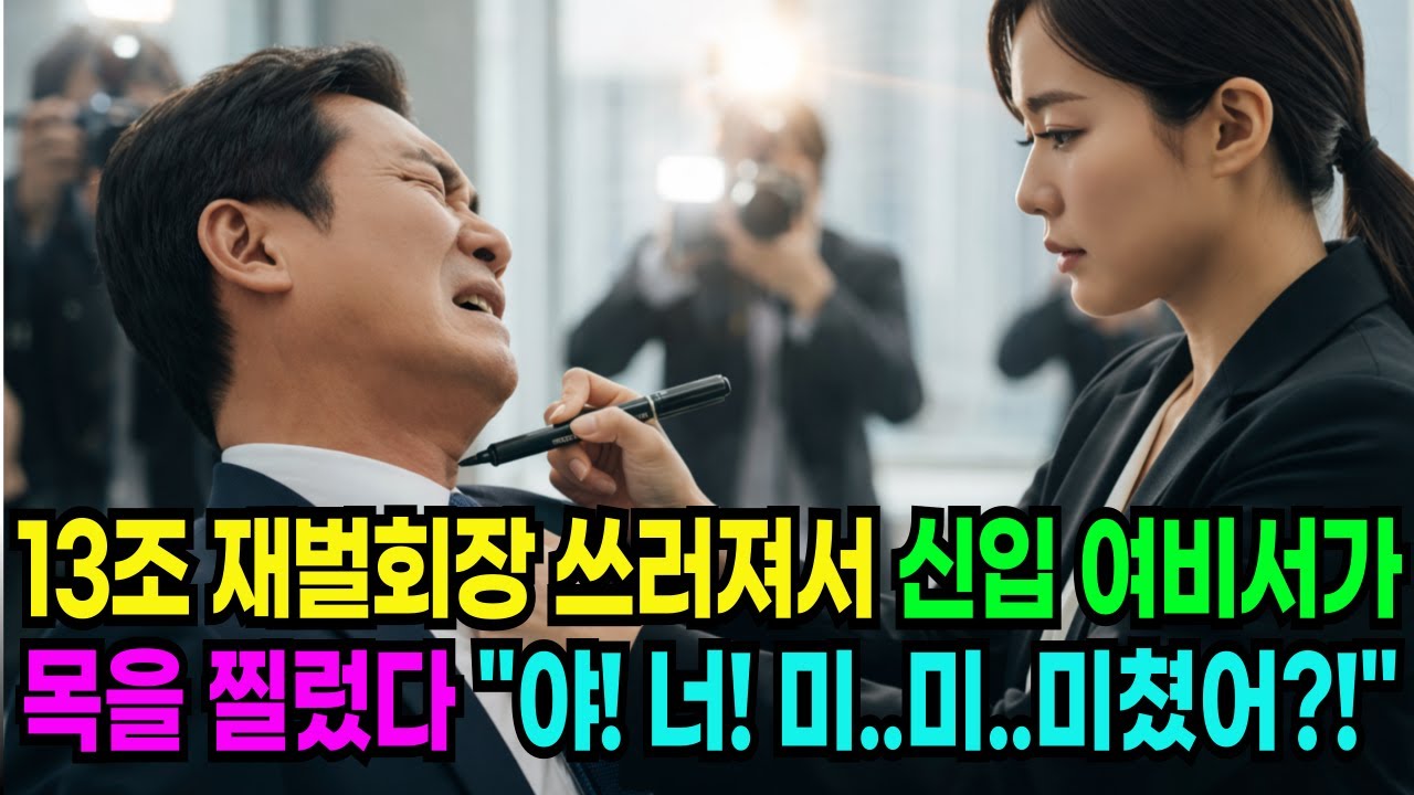 13조 백만장자 재벌회장 쓰러지자 신입 여비서가 싸인펜으로 목을 찔렀다. 야! 너! 미..미..미쳤어!! 라고 비서실장이 소리치는데   인생사연/ 오디오북
