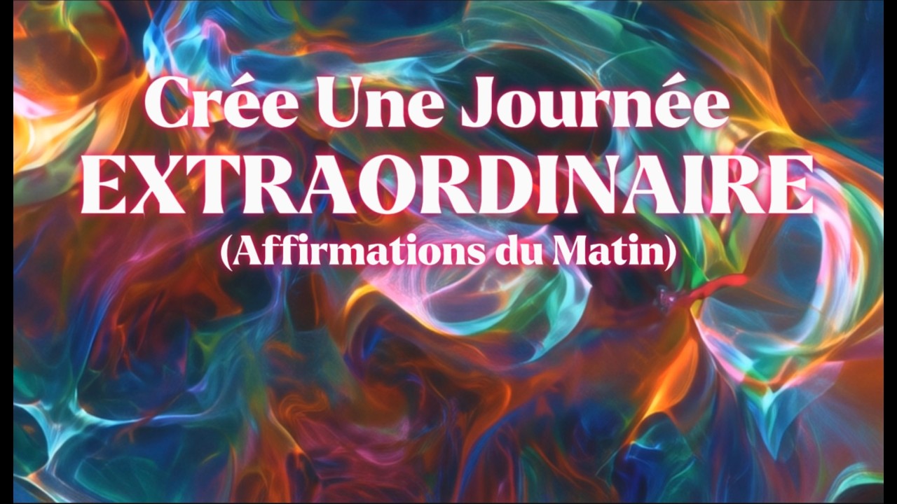 Crée Une Journée Extraordinaire (Affirmations du Matin)