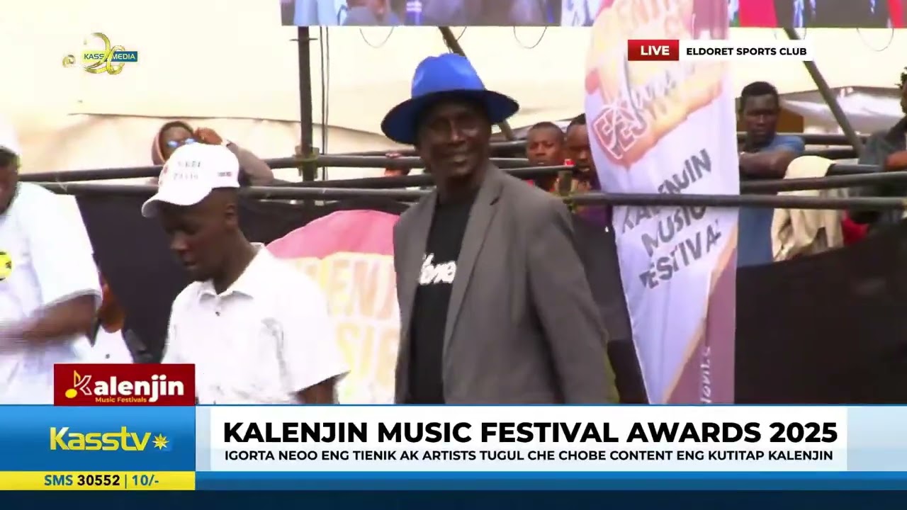 Subembe's electric performance ndani ya Eldoret Sports Club at the Kalenjin Music Festivals & Awards