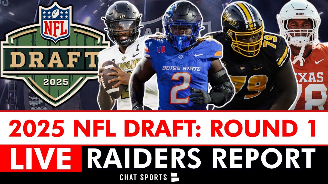 Las Vegas Raiders Live 2025 NFL Draft Round 1 Coverage