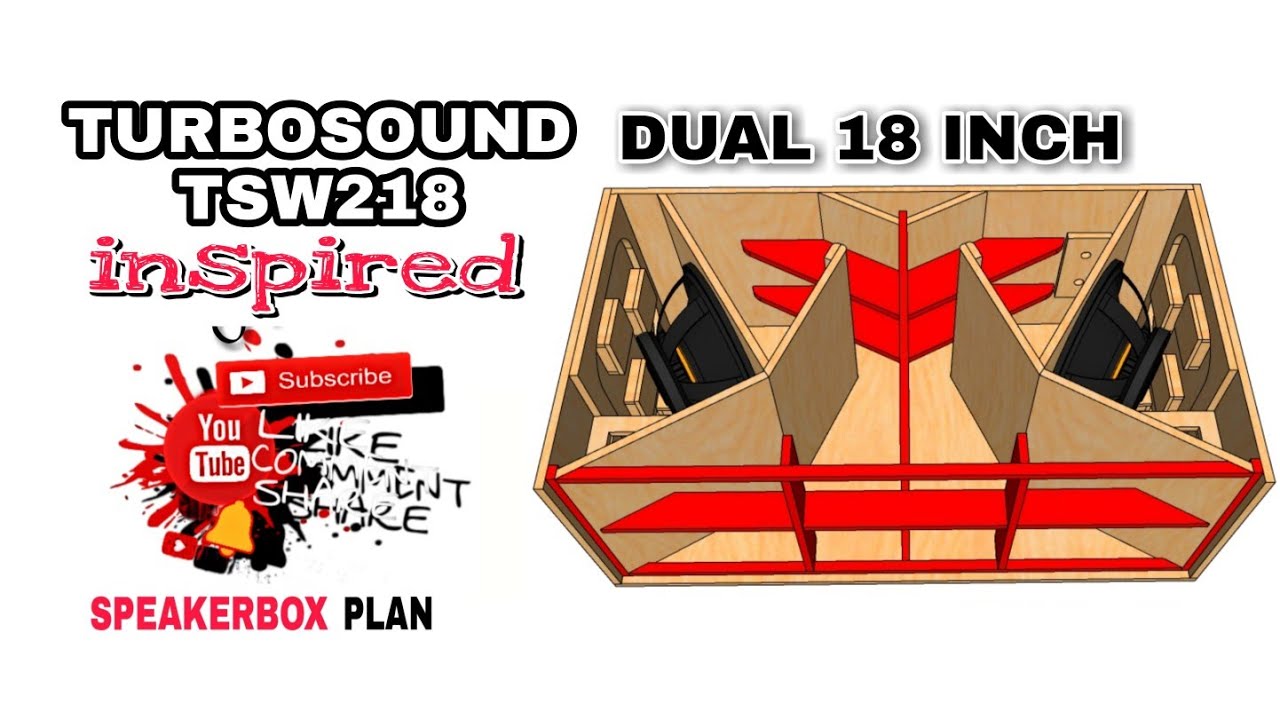 TURBOSOUND TSW218 INSPIRED | DUAL 18 INCH | FULL PLAN