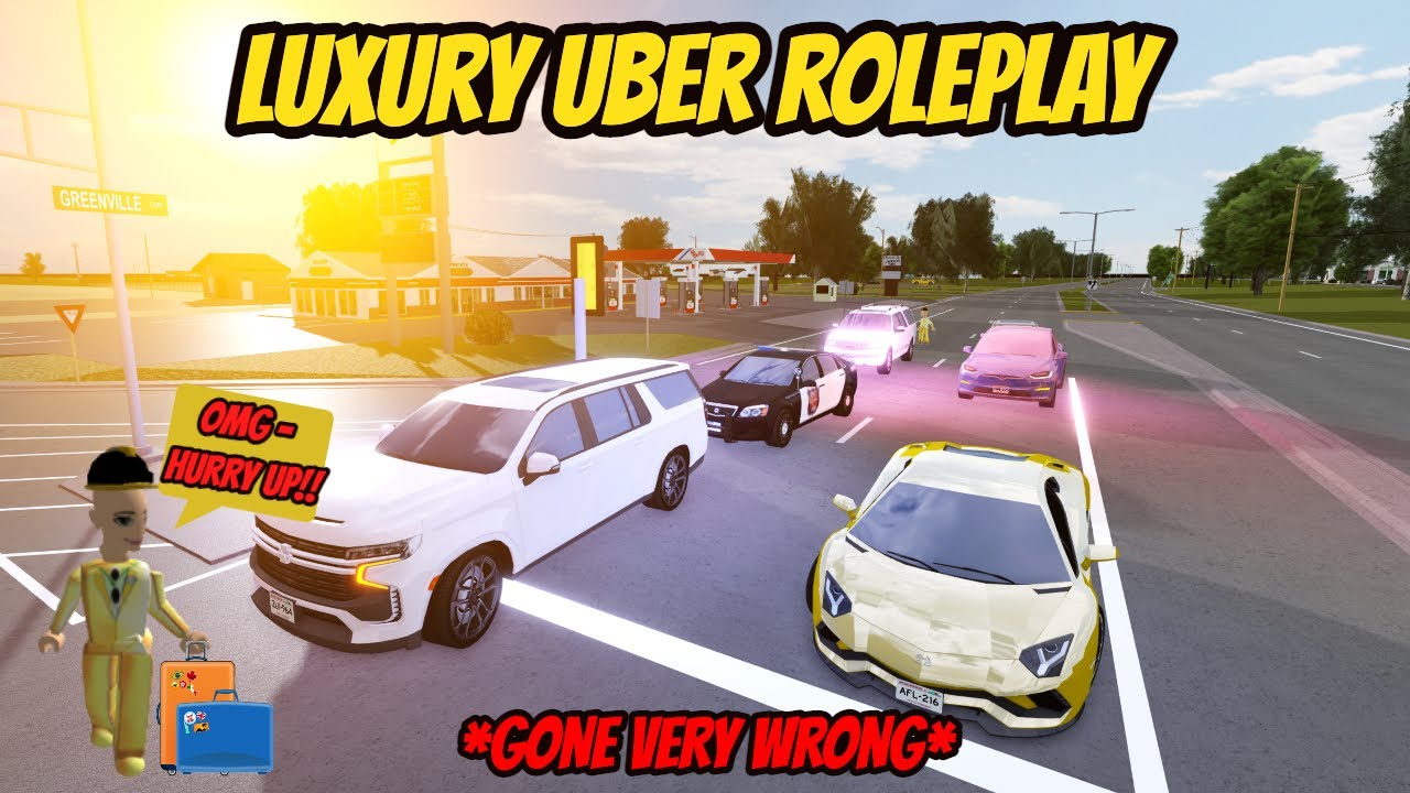 Greenville, Wisc Roblox l Uber Driver Rp *CRAZY TRAFFIC ACCIDENTS*
