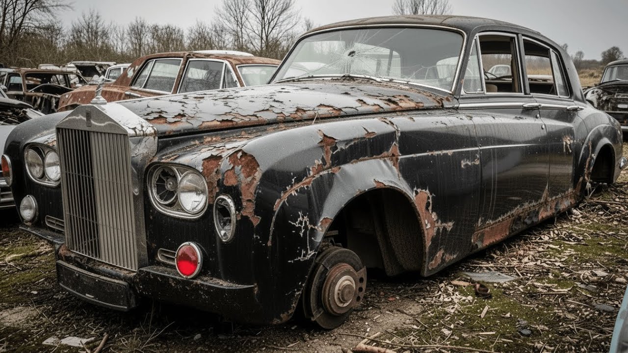 ASMR Car Restoration Full Rebuild of 1961 Rolls Royce Phantom V from Abandoned to Looking New