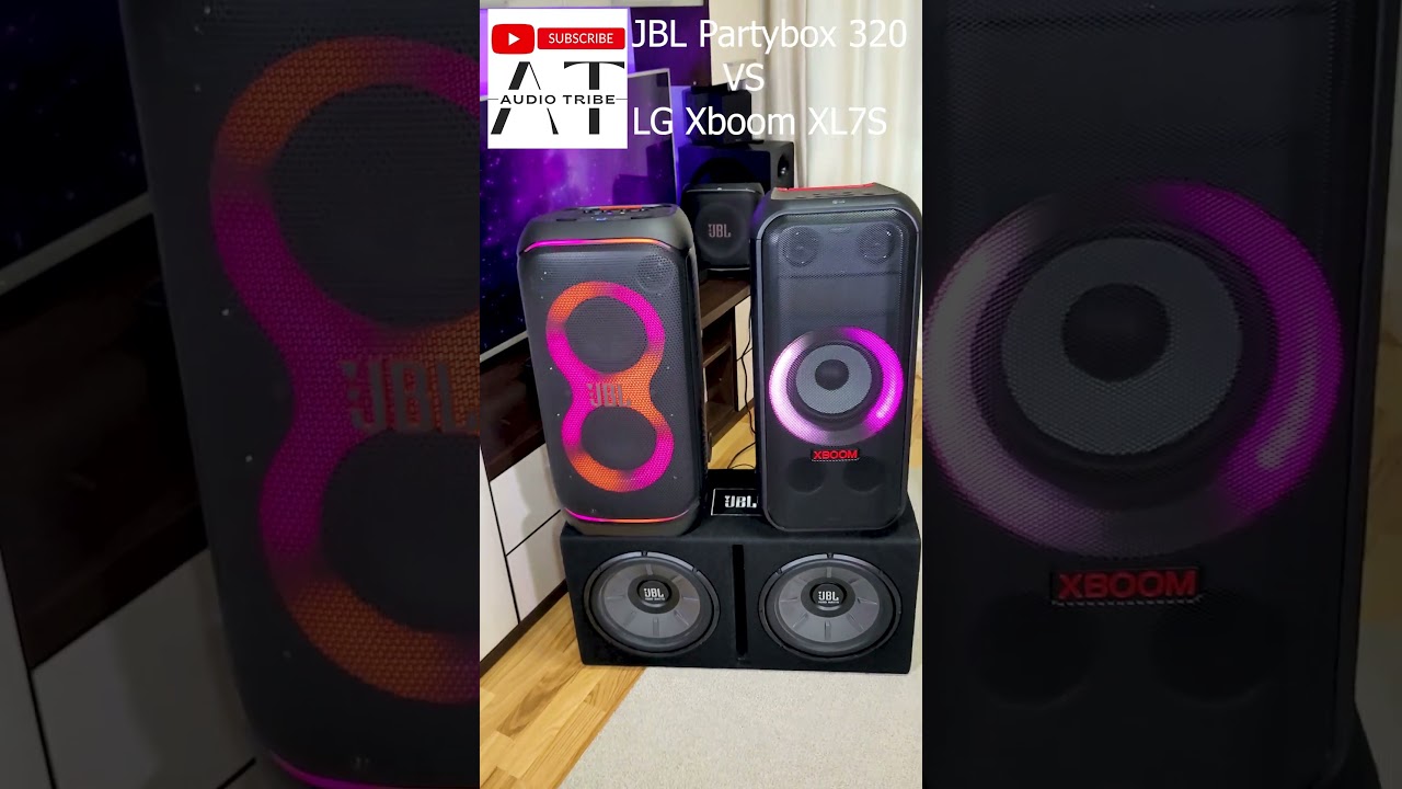 JBL Partybox 320 VS LG XBoom XL7S MAX Volume Test