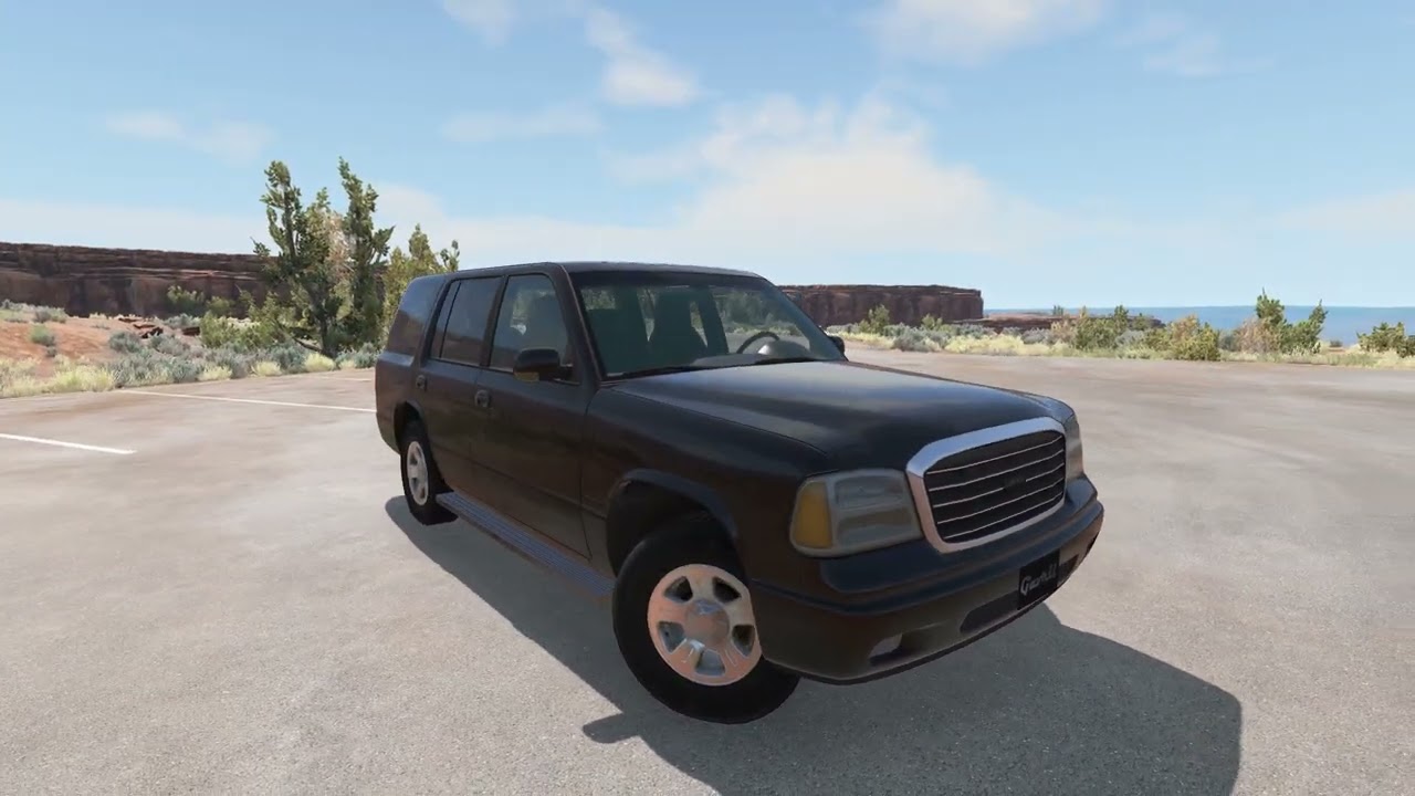 BeamNG.drive Freeroam: Utah, USA - 1999 Gavril Roamer AWD Luxe (Custom)