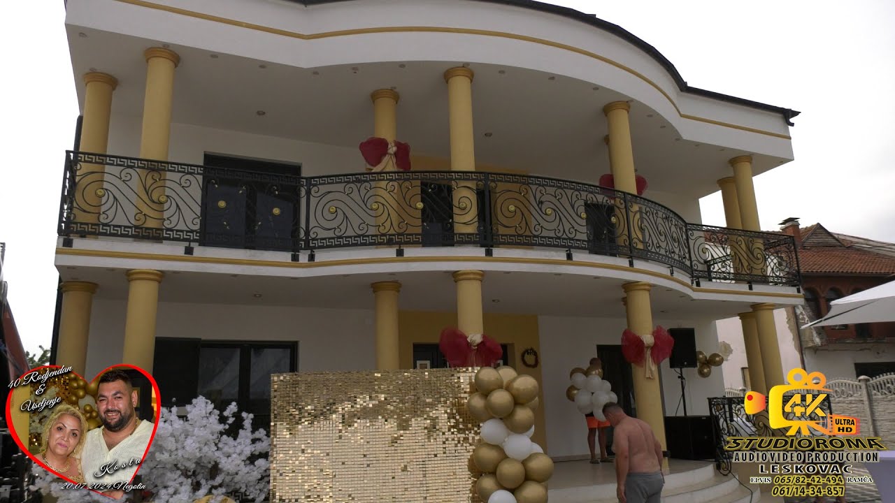 40 RODJENDAN KOSTA I USELJENJE PART1 20.07.2024.NEGOTIN STUDIO ROMA ELVIS 4K LESKOVAC