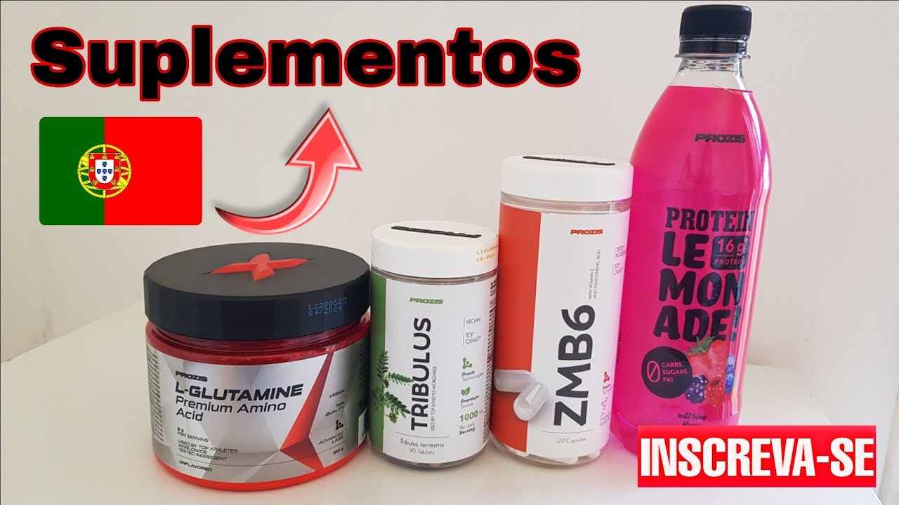 SUPLEMENTOS EM PORTUGAL SUPER BARATO 🇵🇹 L-GLUTAMINA - ZMB6 - TRIBULUS 2022