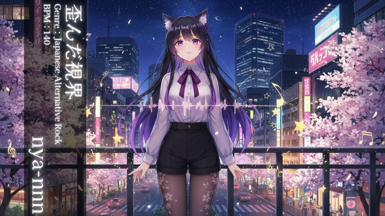 歪んだ視界