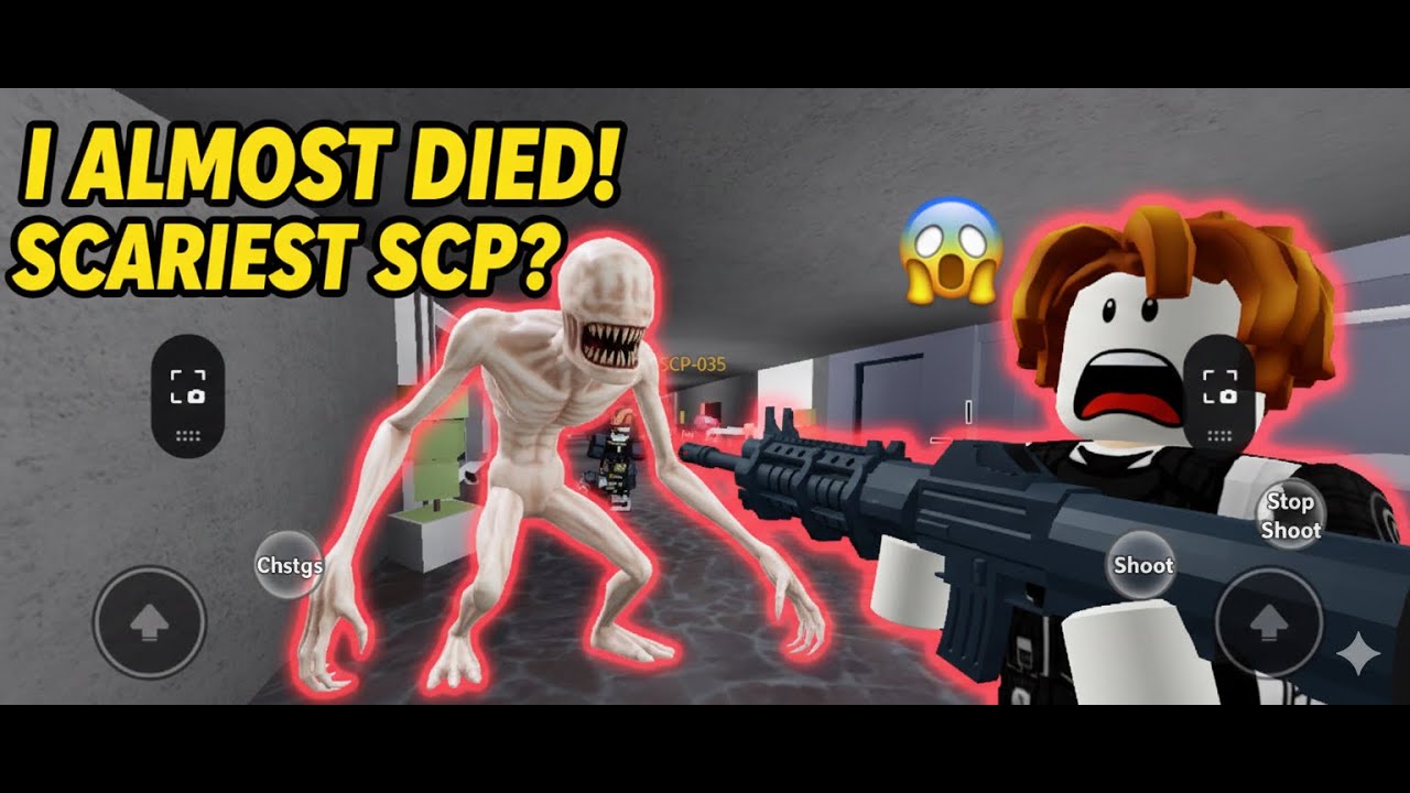 ​I Found the SCARIEST SCP in Roblox! (ALMOST DIED)