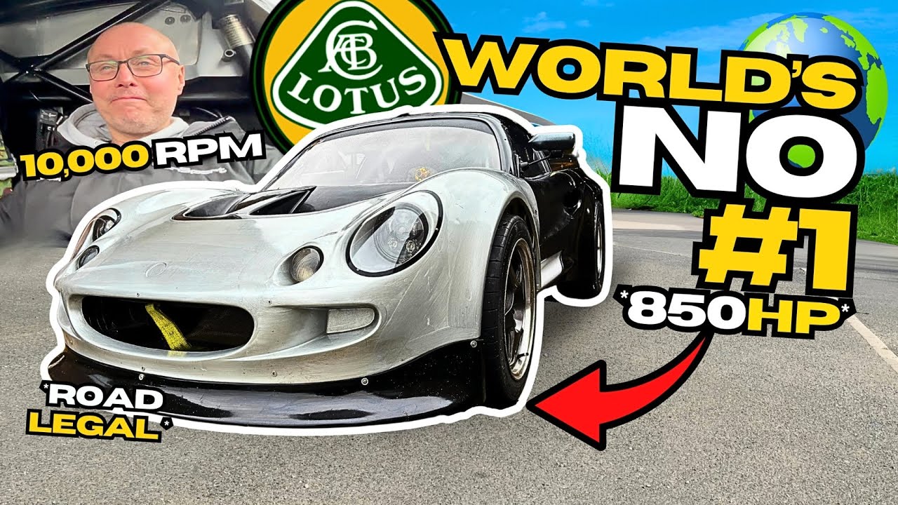ПОСТРОЕН В САРАЙЕ! Lotus Elise мощностью 850 л.с.!