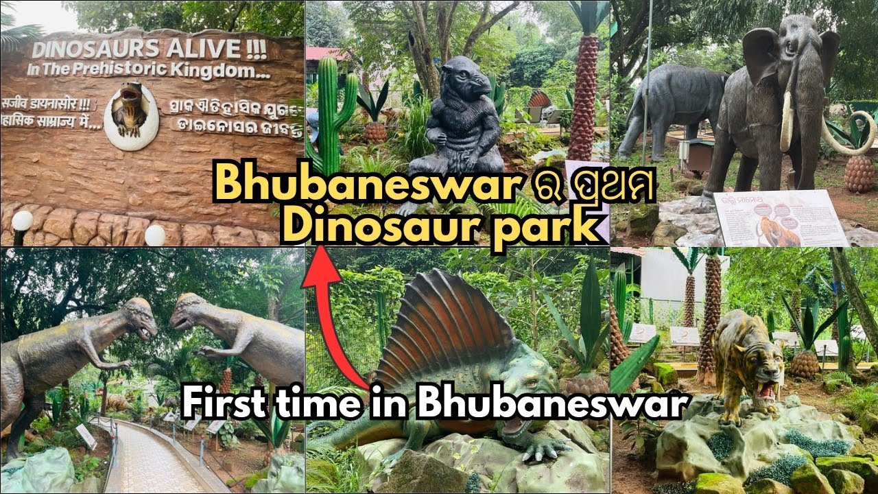 Bhubaneswarର ପ୍ରଥମ Dinosaur Park🦖First time in Bhubaneswar/Science Park Bhubaneswar, Dinosaur Park