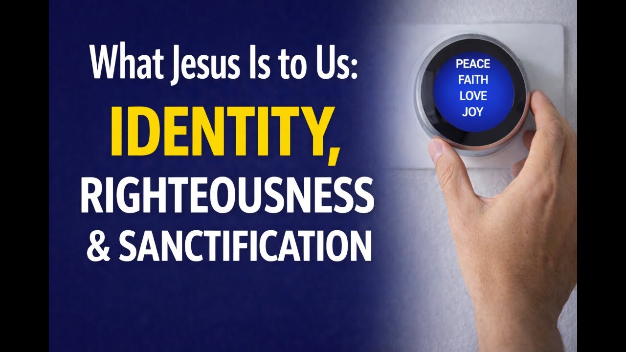 What Jesus Is to Us: Identity, Righteousness & Sanctification
